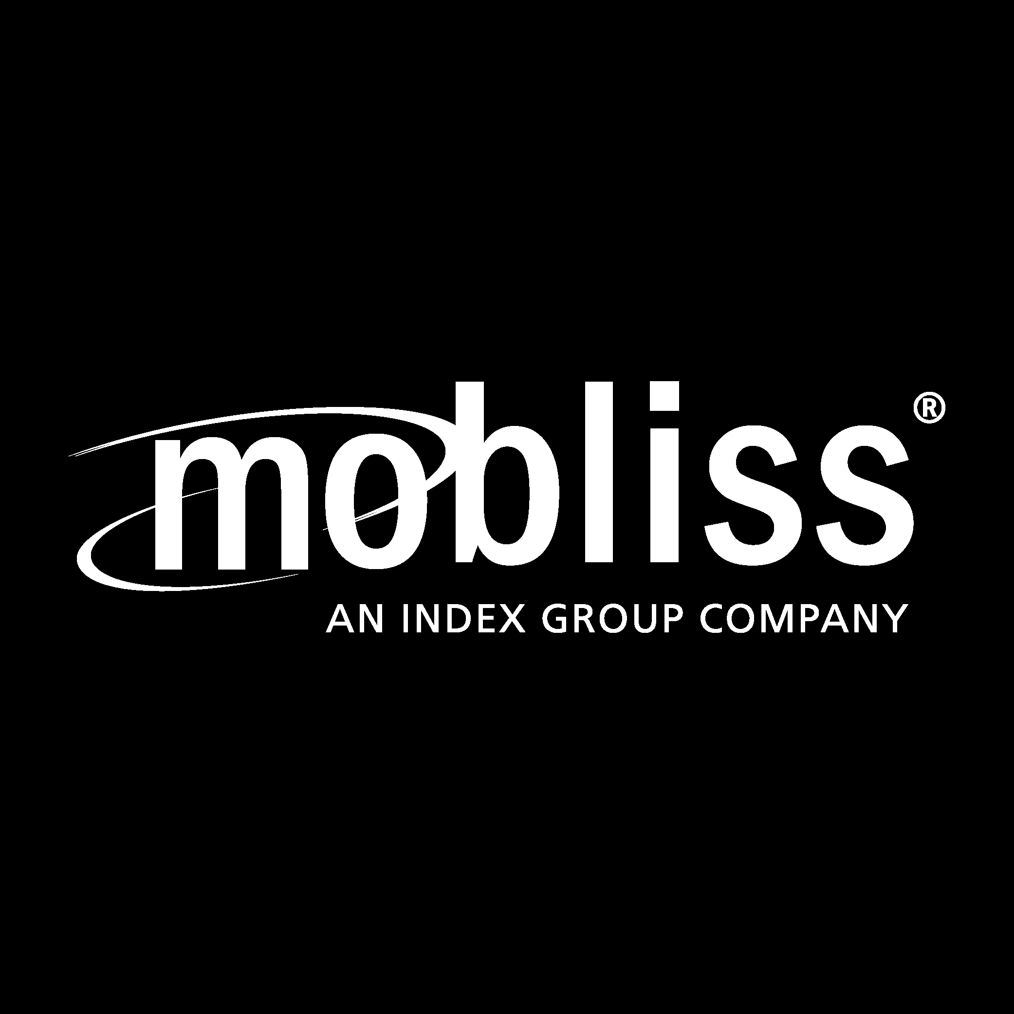 Mobliss White Logo Vector Logo